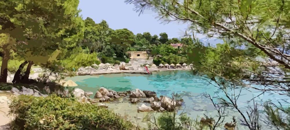 Apartmani Lana Rab Kampor Esterno foto
